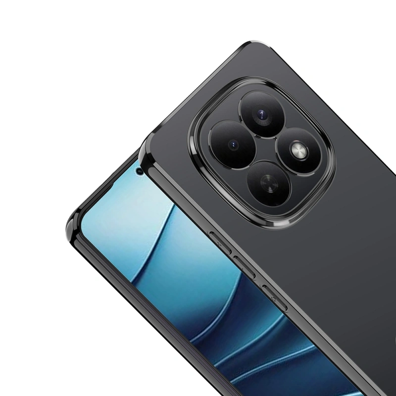 Xiaomi Redmi Note 15 Pro Kılıf Kamera Korumalı Logo Gösteren Zore Omega Kapak