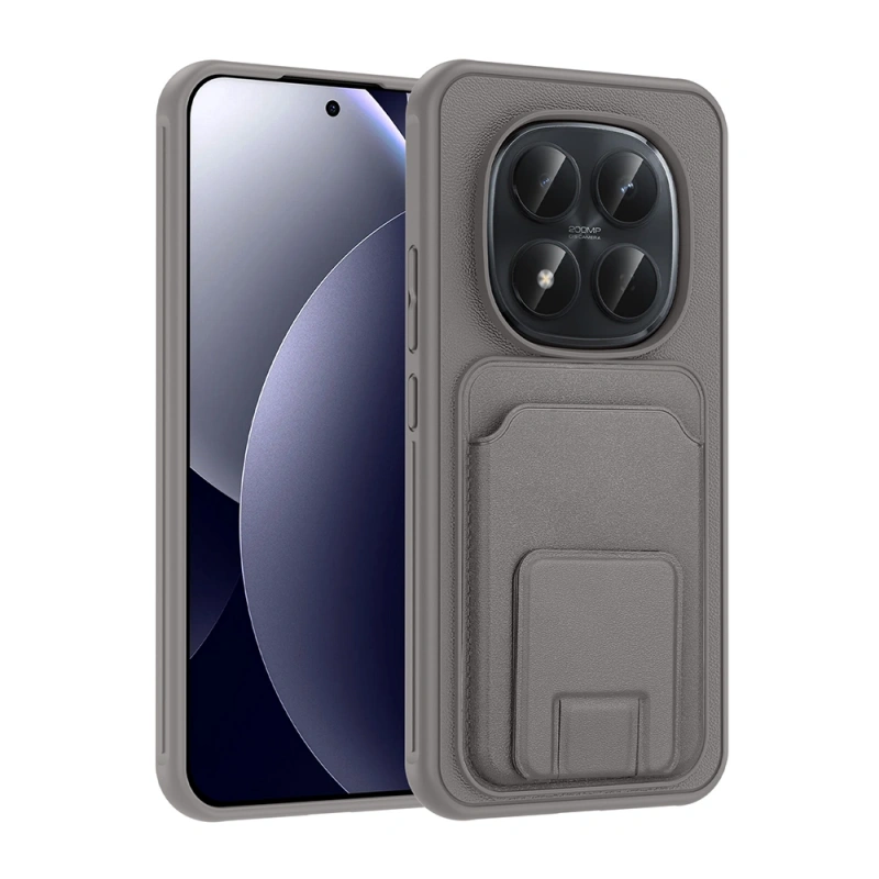 Xiaomi Redmi Note 15 Pro Kılıf Kartlıklı TPU Zore Bikart Kapak