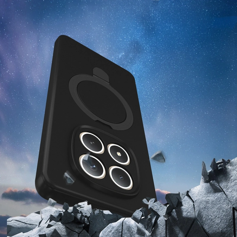 Xiaomi Redmi Note 15 Pro Kılıf M-safe Şarj Özellikli Standlı Zore Samara Kapak