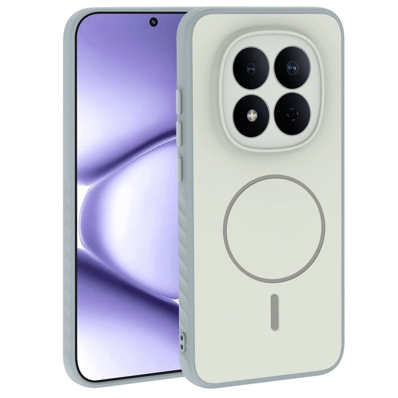 Xiaomi Redmi Note 15 Pro Kılıf M-safe Şarj Özellikli Zore Tea Kapak