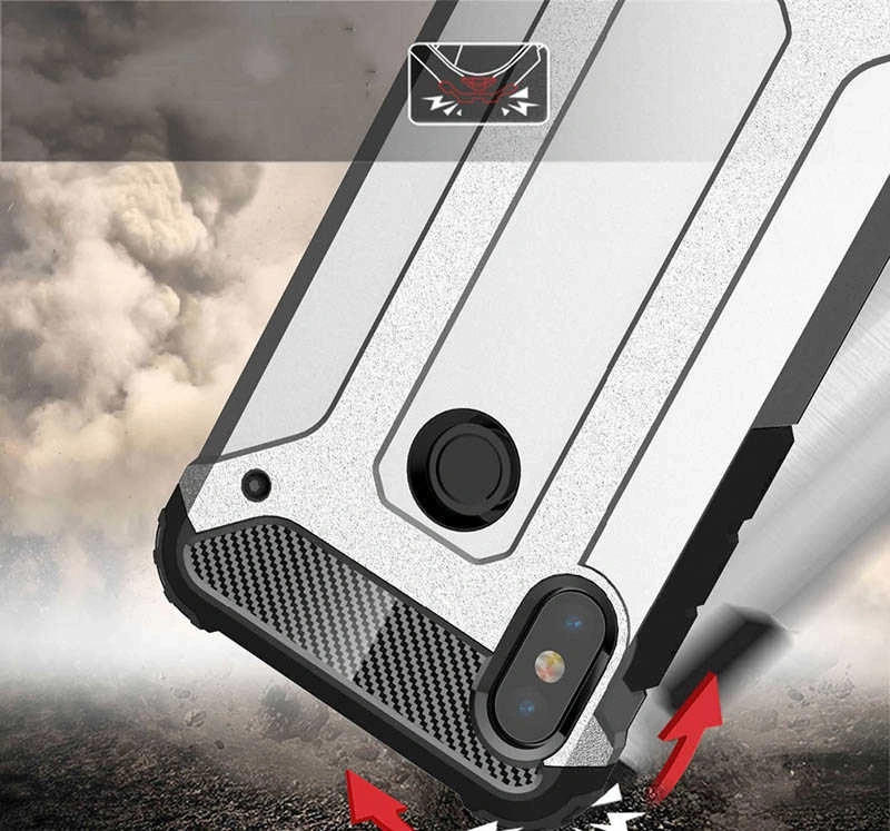 Xiaomi Redmi Note 6 Pro Kılıf Zore Crash Silikon Kapak