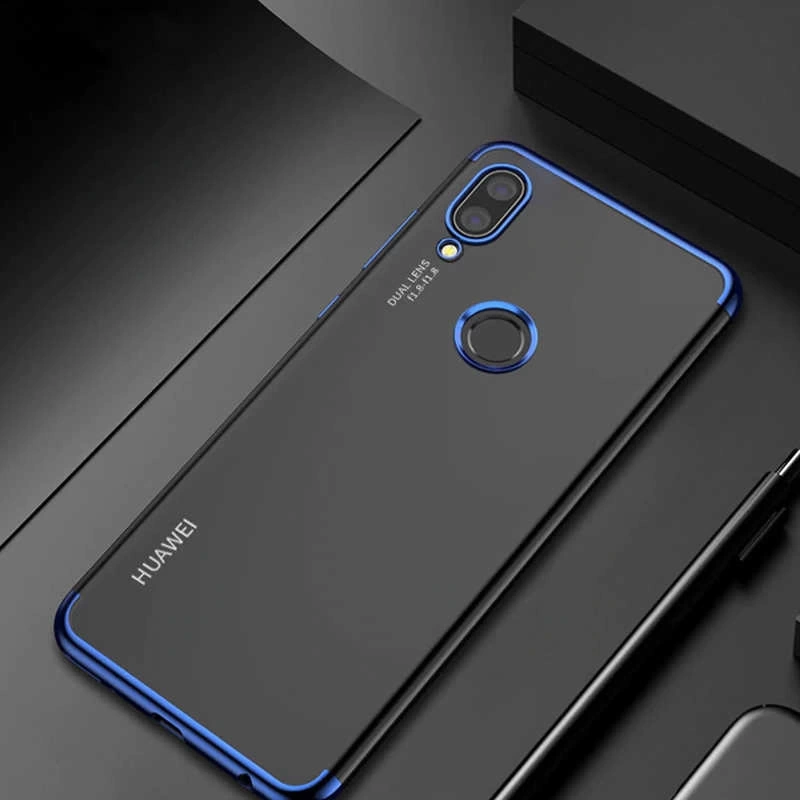 Xiaomi Redmi Note 7 Kılıf Zore Dört Köşeli Lazer Silikon Kapak