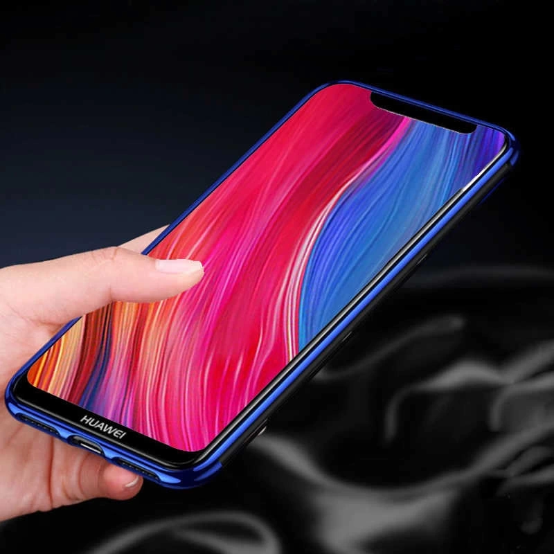 Xiaomi Redmi Note 7 Kılıf Zore Dört Köşeli Lazer Silikon Kapak