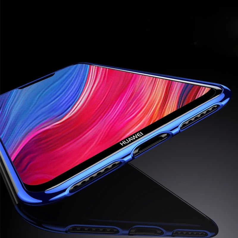 Xiaomi Redmi Note 7 Kılıf Zore Dört Köşeli Lazer Silikon Kapak