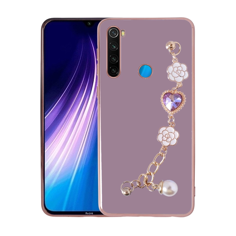 Xiaomi Redmi Note 8 Kılıf El Tutamaçlı Kamera Korumalı Zore Taka Silikon Kapak