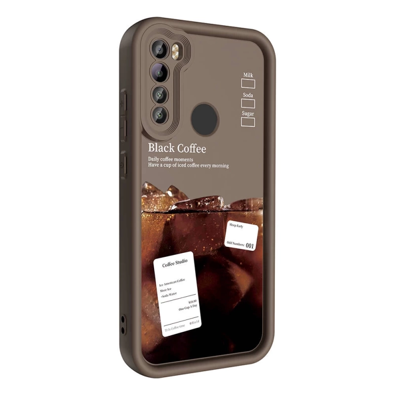 Xiaomi Redmi Note 8 Kılıf Kamera Korumalı Baskılı Arka Yüzey Zore Klas Kapak