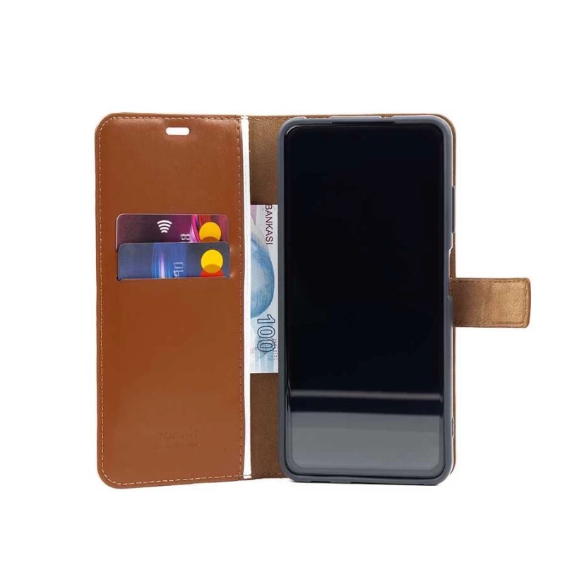 Xiaomi Redmi Note 8 Kılıf Zore Kar Deluxe Kapaklı Kılıf