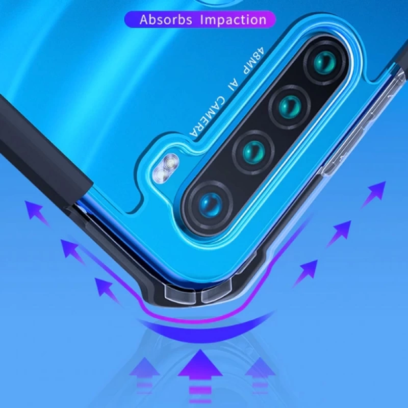 Xiaomi Redmi Note 8t Shok Absorption PC+TPU Darbe Emici Kılıf