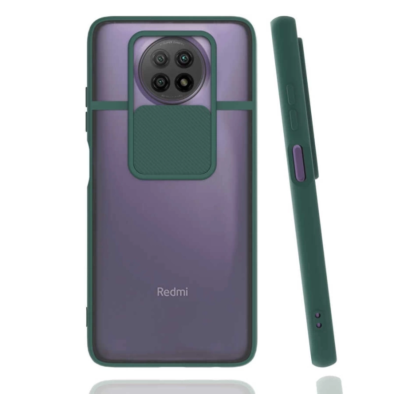 Xiaomi Redmi Note 9 5G Kılıf Zore Lensi Kapak