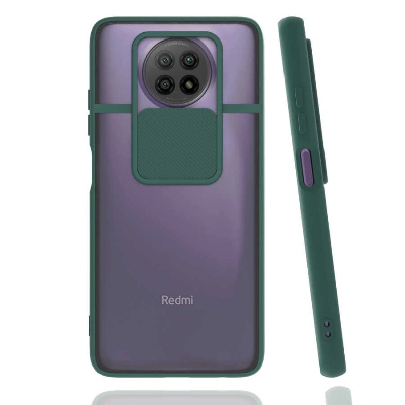 Xiaomi Redmi Note 9 5G Kılıf Zore Lensi Kapak