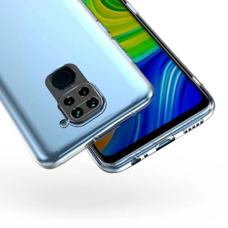 Xiaomi Redmi Note 9 Kılıf Zore Kamera Korumalı Süper Silikon Kapak