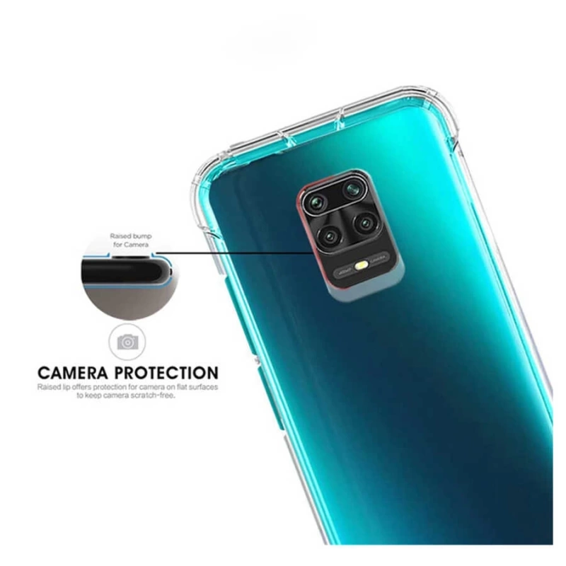Xiaomi Redmi Note 9 Kılıf Zore Nitro Anti Shock Silikon