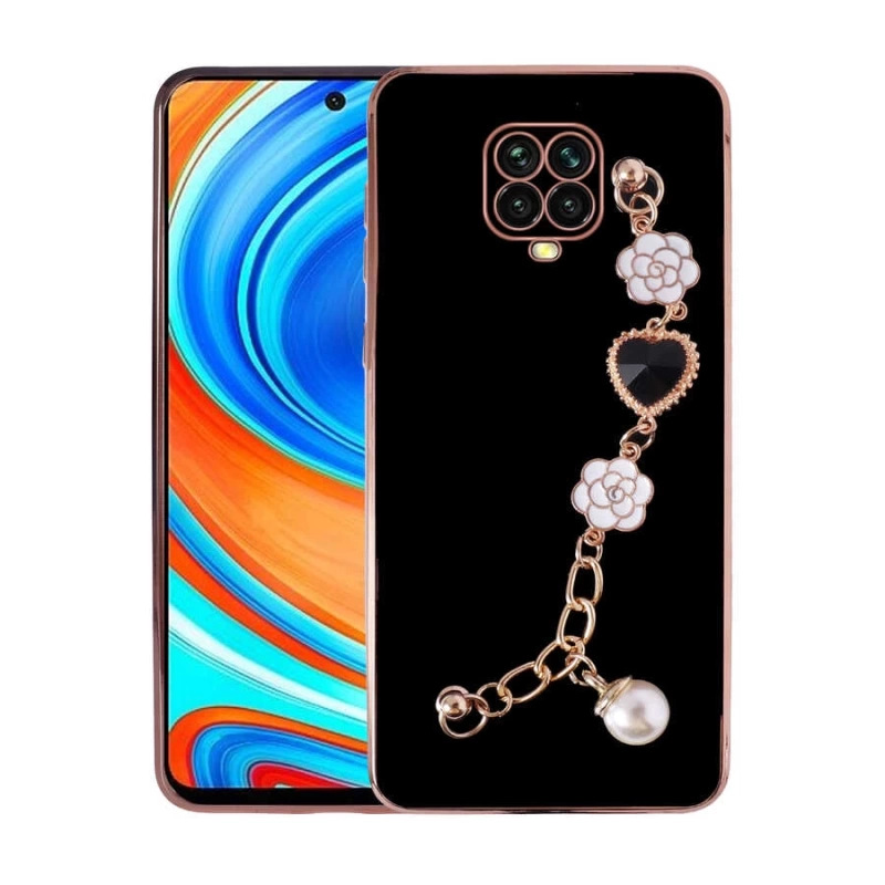 Xiaomi Redmi Note 9 Pro Kılıf El Tutamaçlı Kamera Korumalı Zore Taka Silikon Kapak