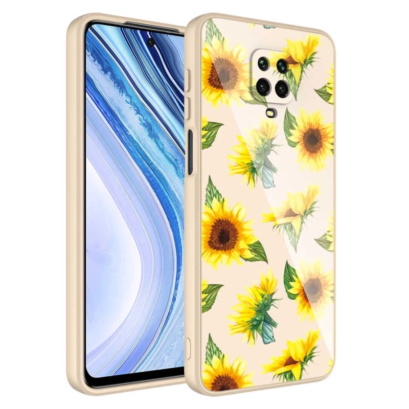 Xiaomi Redmi Note 9 Pro Kılıf Kamera Korumalı Desenli Sert Silikon Zore Epoksi Kapak