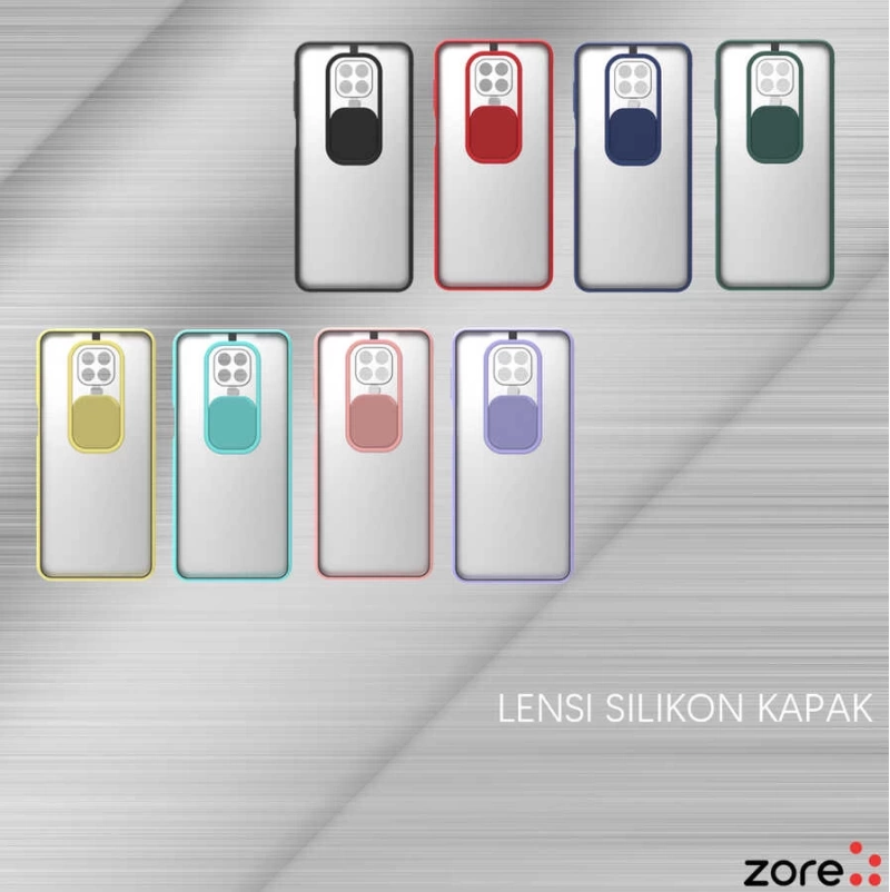 Xiaomi Redmi Note 9S Kılıf Zore Lensi Kapak