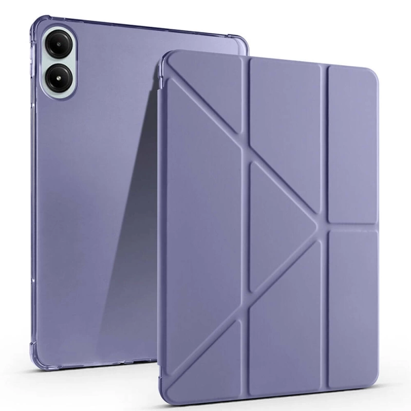 Xiaomi Redmi Pad Pro Kılıf Zore Tri Folding Kalem Bölmeli Standlı Kılıf