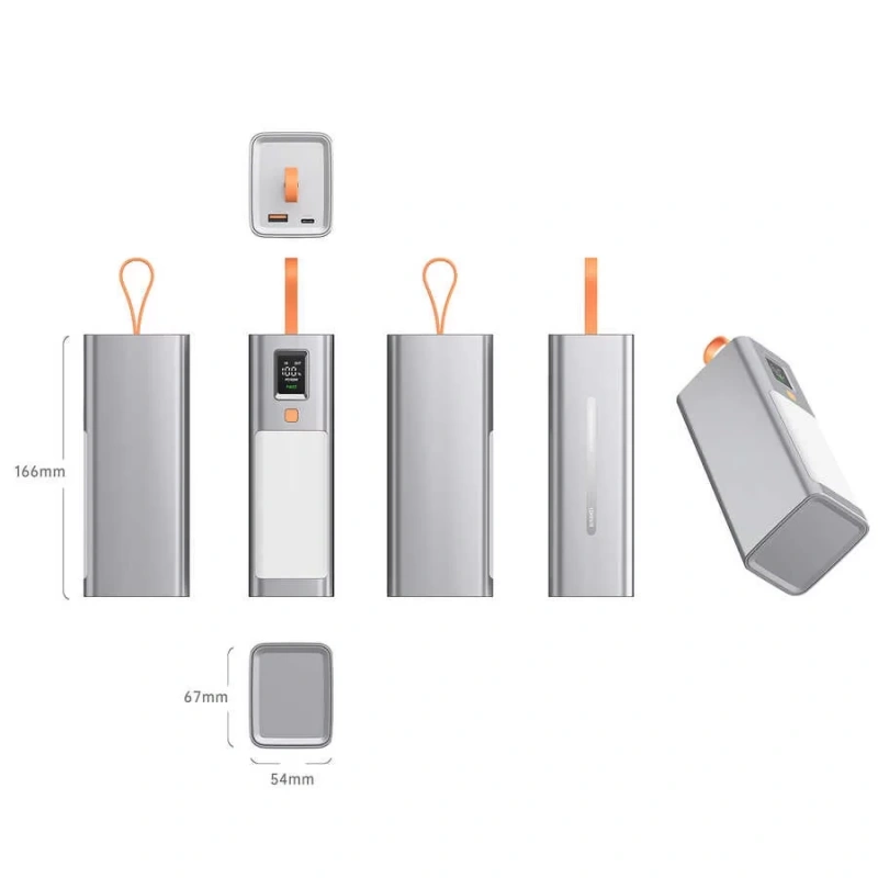 Xipin T133L Işıklı PD 100W Hızlı Şarj Özellikli 40000 Mah Powerbank