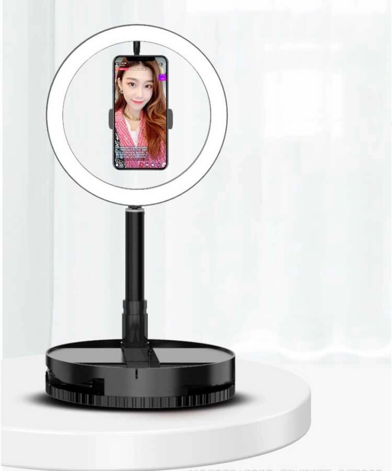 Zore 26 Cm Foldable Işıklı Telefon Tutucu Ring Light