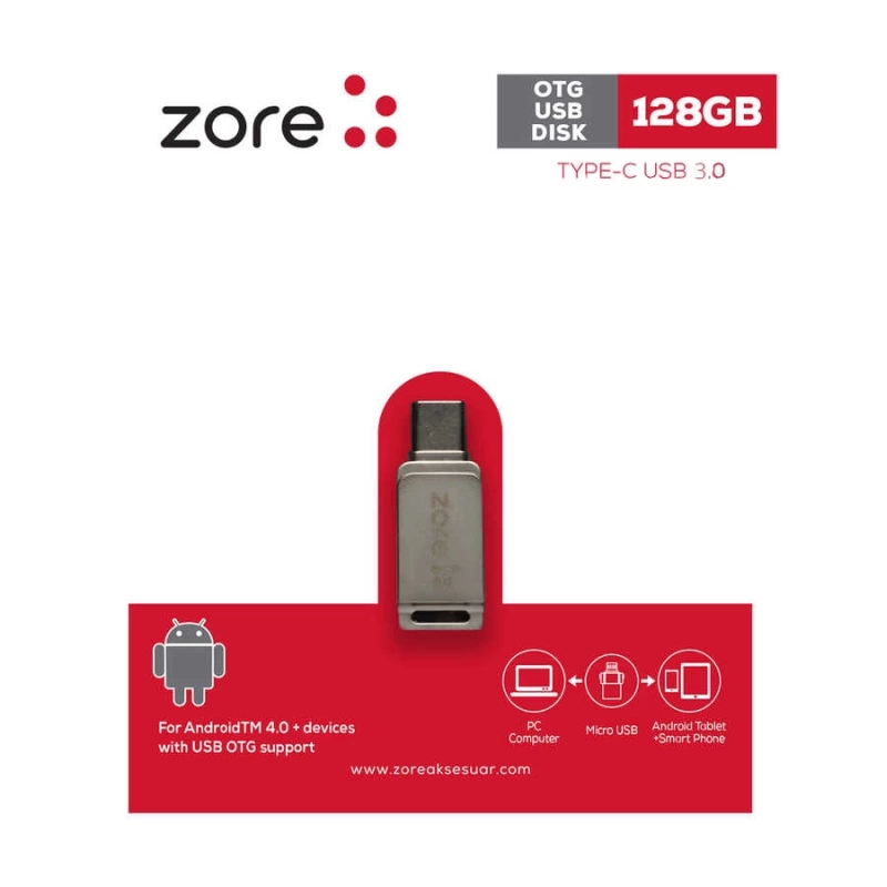Zore 3.0 Type-C Metal OTG 128 GB
