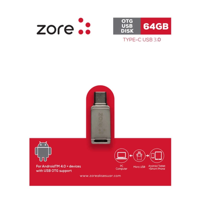 Zore 3.0 Type-C Metal OTG 64 GB