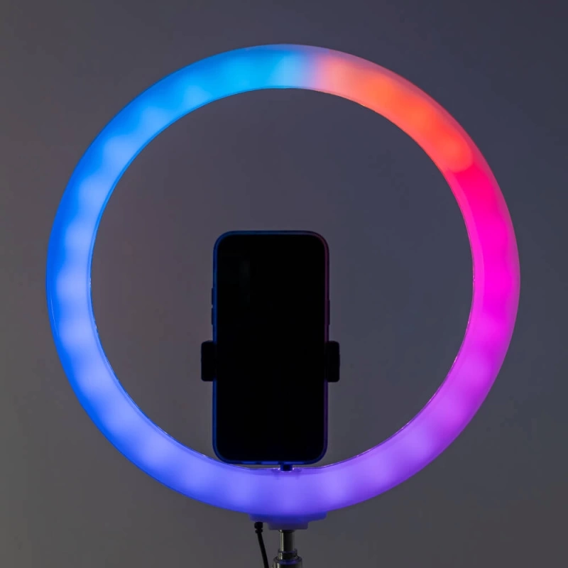 Zore 3D-36 36cm Canlı Yayın ve Ambiyans RGB Led Ring Light