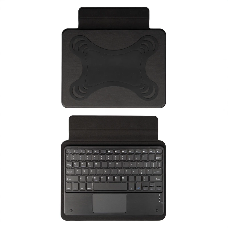 Zore Border Keyboard 13 inç Universal Bluetooh Bağlantılı Standlı Klavyeli Tablet Kılıfı