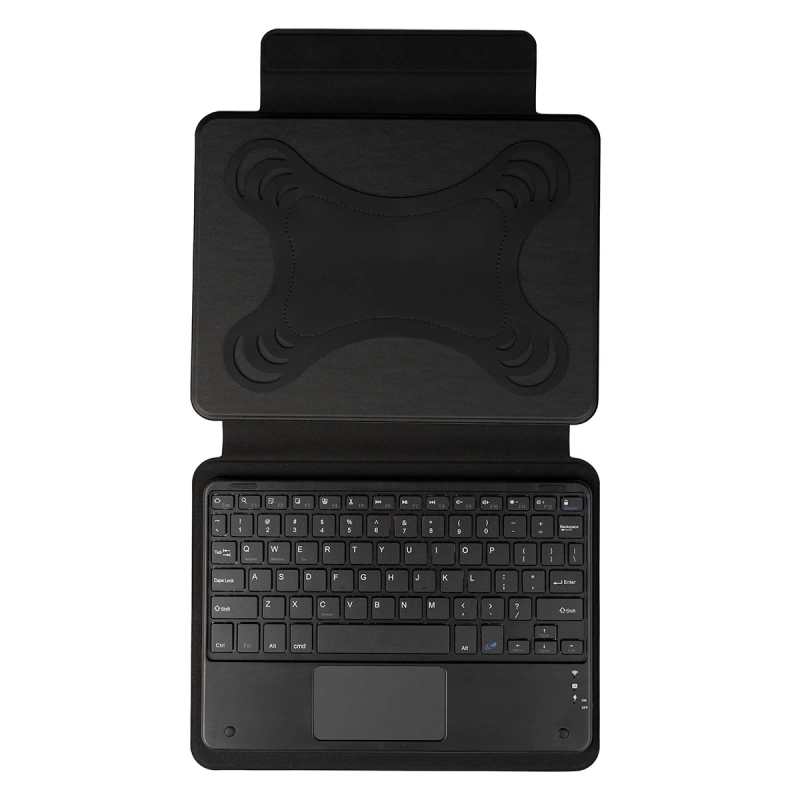 Zore Border Keyboard 13 inç Universal Bluetooh Bağlantılı Standlı Klavyeli Tablet Kılıfı