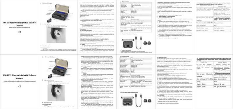 Zore BTK-ZR53 Bluetooth Kulaklık