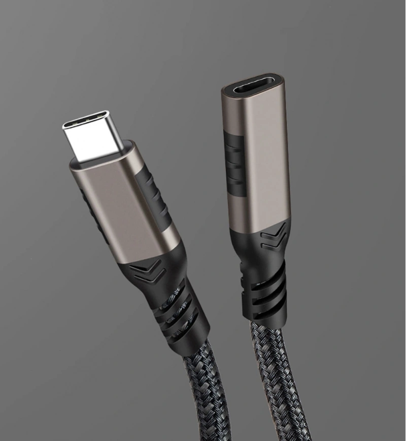 Zore Extension USB3.2 Type-C PD Uzatma Kablosu 100W 20Gbps 4K@60Hz 0.2 Metre