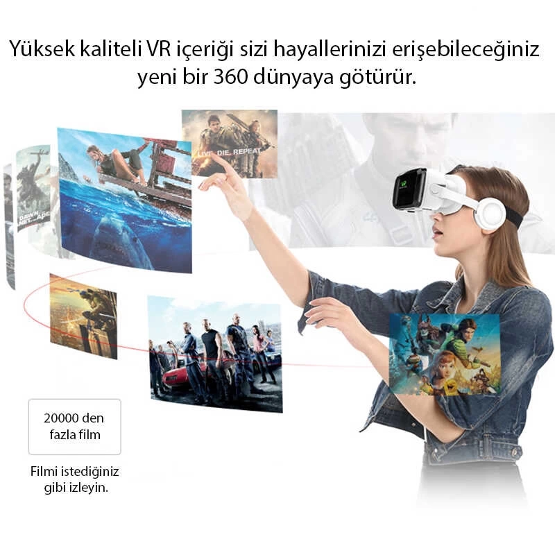 Zore G04E VR Shinecon 3D Sanal Gerçeklik Gözlüğü