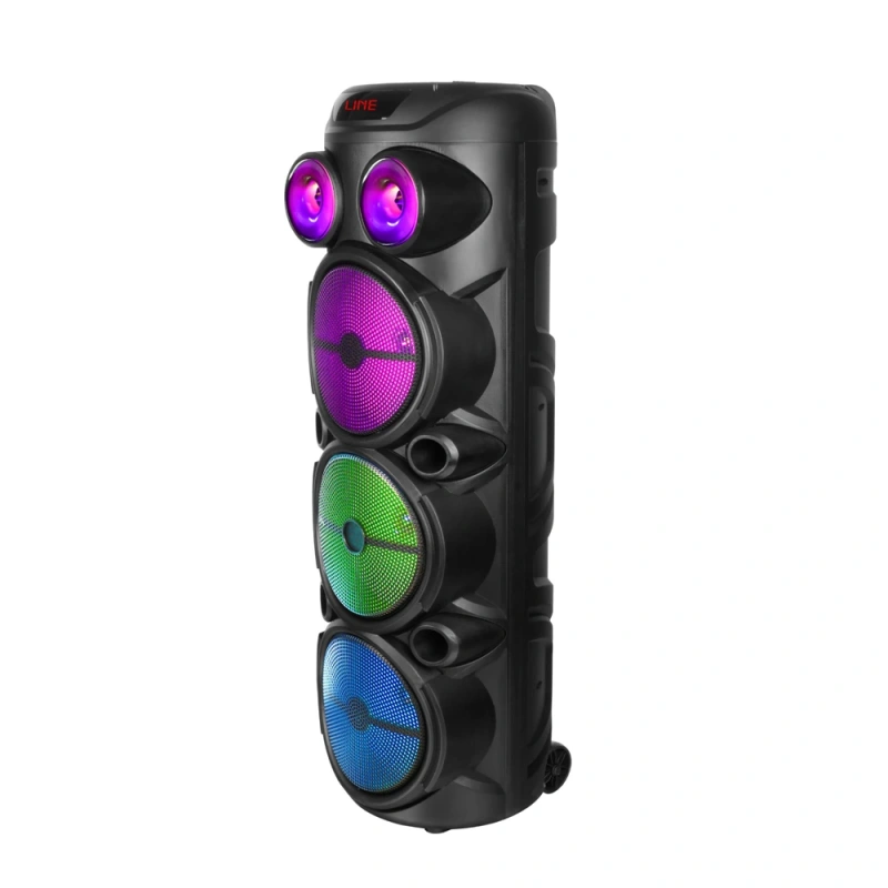 Zore GD-2887 Dijital LED Göstergeli Mikrofonlu RGB TWS 8 inç Stereo Bass Kablosuz Karaoke Hoparlör