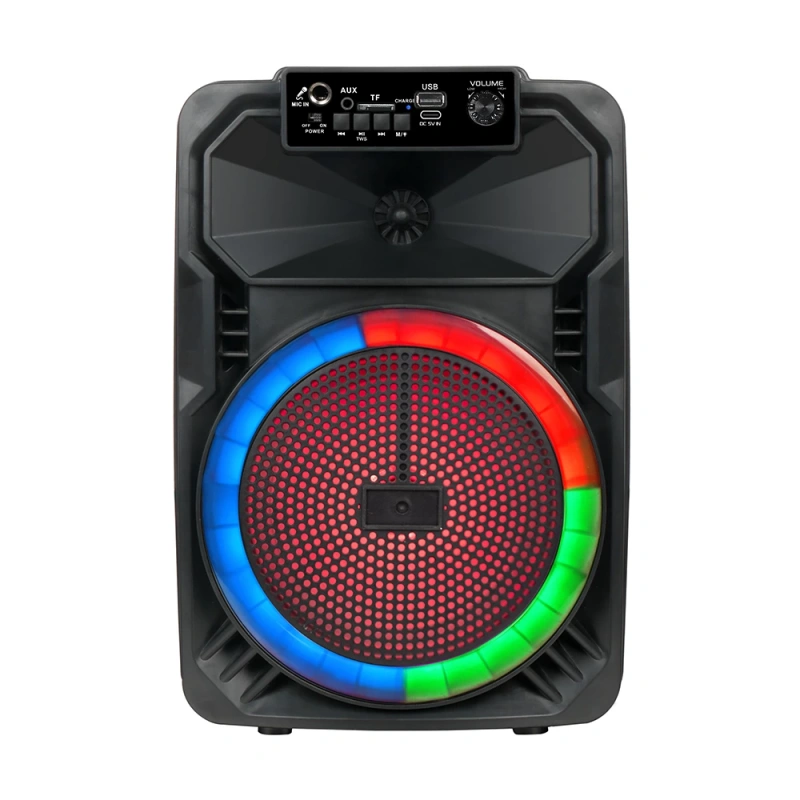 Zore GD-893 Mikrofonlu RGB TWS 8 inç Stereo Bass Kablosuz Karaoke Hoparlör
