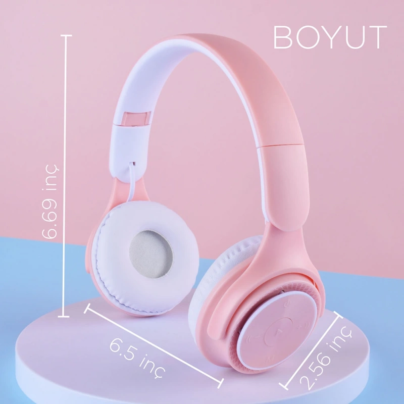 Zore M6 Pro Ayarlanabilir ve Katlanabilir Kulak Üstü Bluetooth Kulaklık