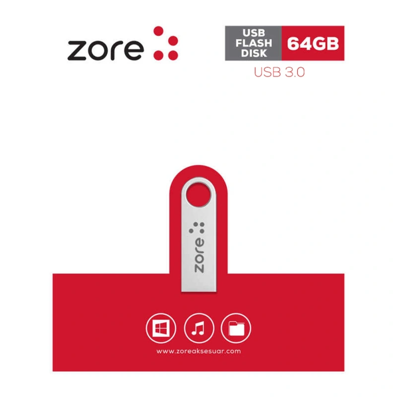 Zore Metal USB 3.0 Flash Disk 64GB