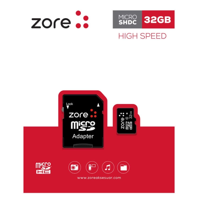 Zore Micro SD Hafıza Kartı 32GB