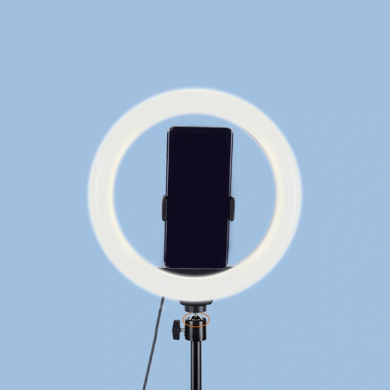 Zore MJ20 RGB Light 8 inç Işıklı Telefon Tutucu Ring Light
