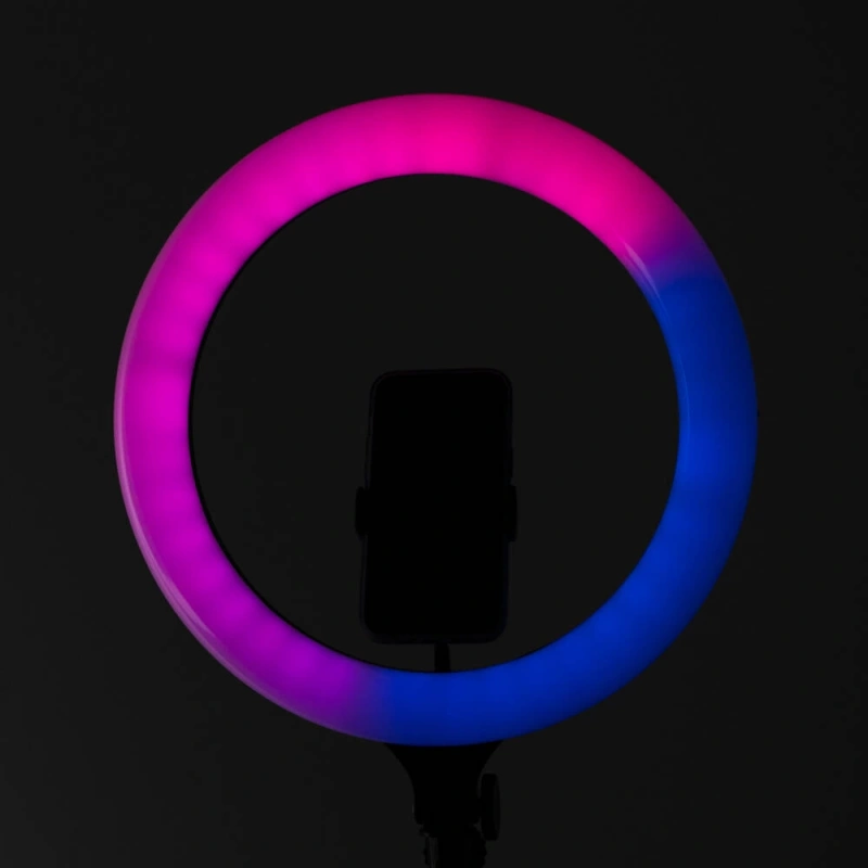 Zore MJ38 RGB 25W Ring Light Canlı Yayın 38cm USBli ve Telefon Stand