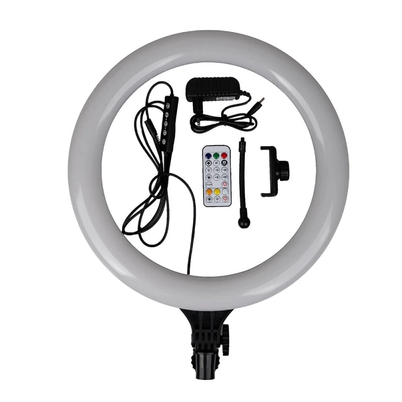 Zore MJ38 RGB 25W Ring Light Canlı Yayın 38cm USBli ve Telefon Stand