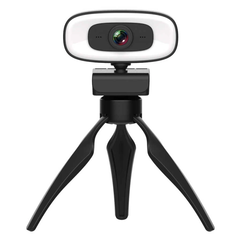 Zore PC-10 2K HD Görüntü Kaliteli Mikrofonlu Işıklı Tak Çalıştır Webcam