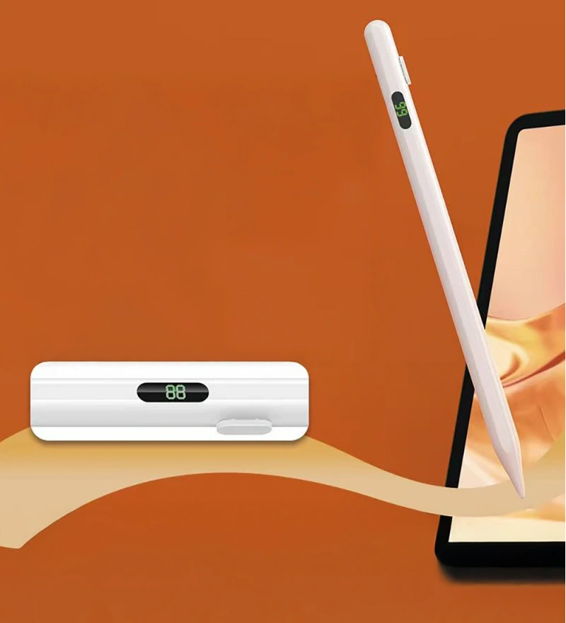 Zore Pencil 18 Stylus Universal Dijital Led Göstergeli Dokunmatik Tablet Kalemi