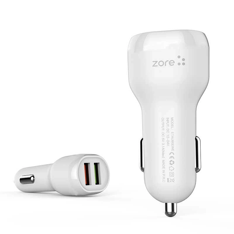 Zore Puma Serisi 2 in 1 Type-C Araç Şarj Aleti