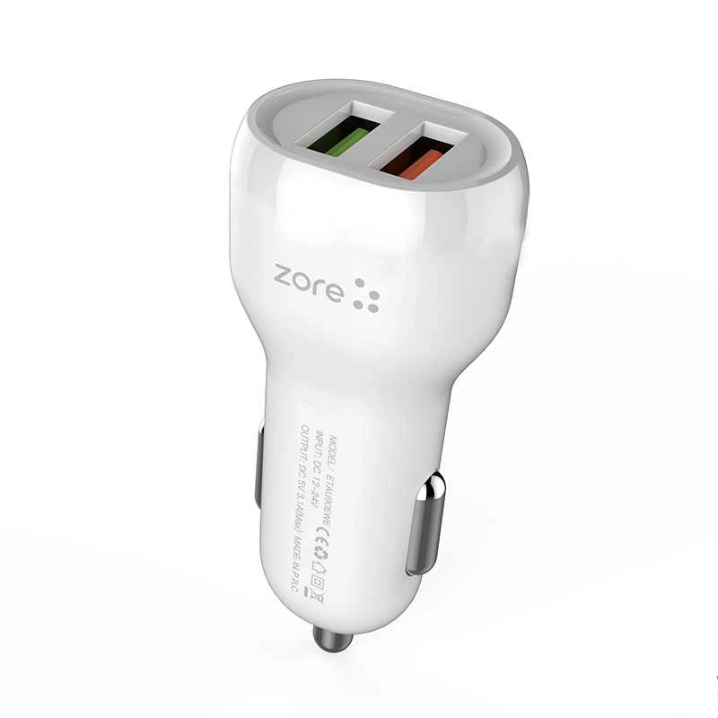 Zore Puma Serisi 2 in 1 Type-C Araç Şarj Aleti