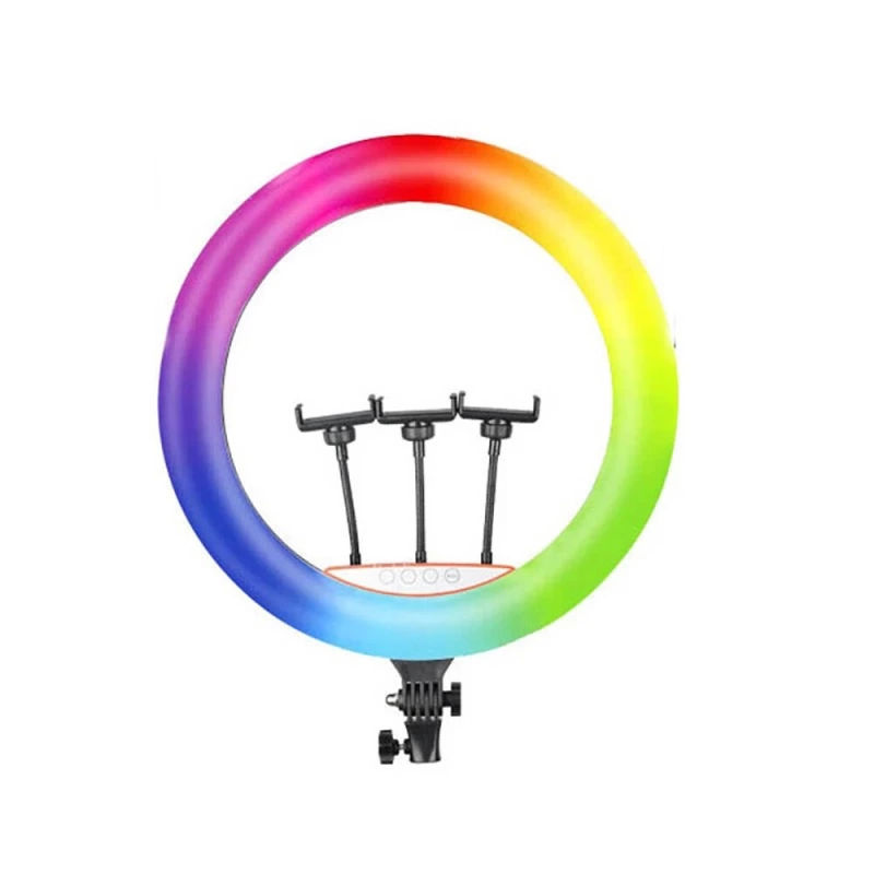 Zore RGB Light 45cm Işıklı Telefon Tutucu Ring Light