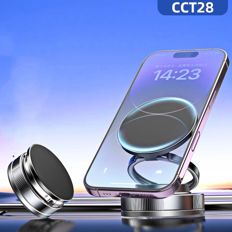 Zore T28 Vakum Özellikli 360 Derece Dönebilen Magnetik Telefon Tutucu
