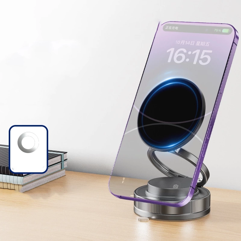 Zore T28 Vakum Özellikli 360 Derece Dönebilen Magnetik Telefon Tutucu