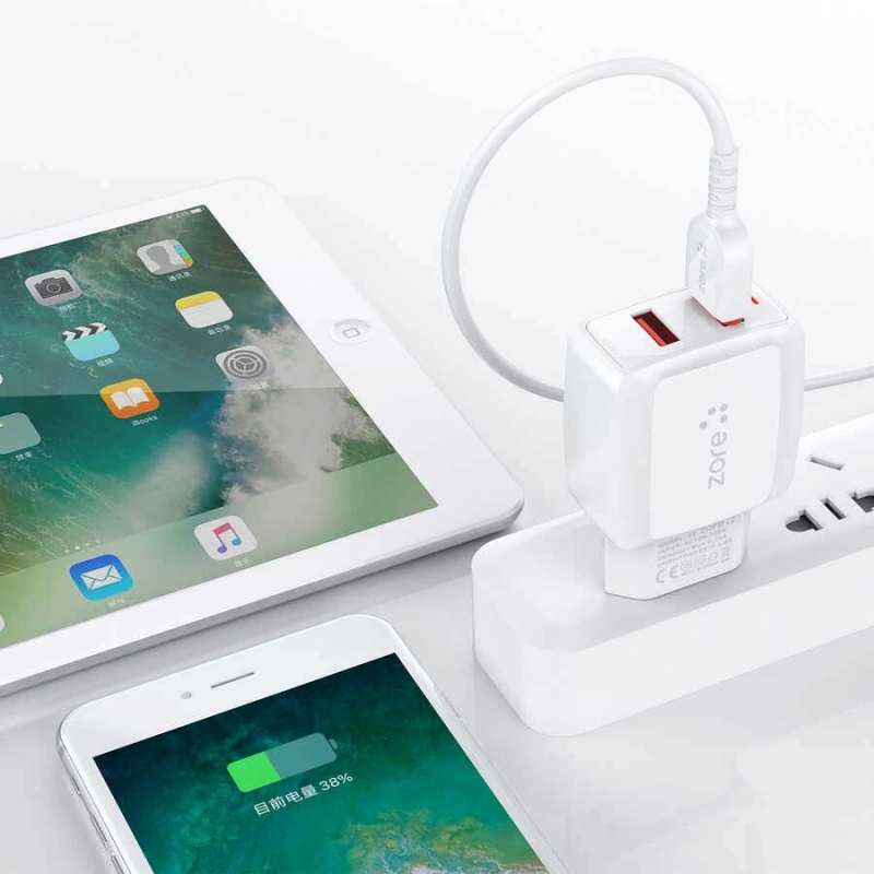 Zore Vest Serisi V2 Type-C 2 in 1 Şarj Seti
