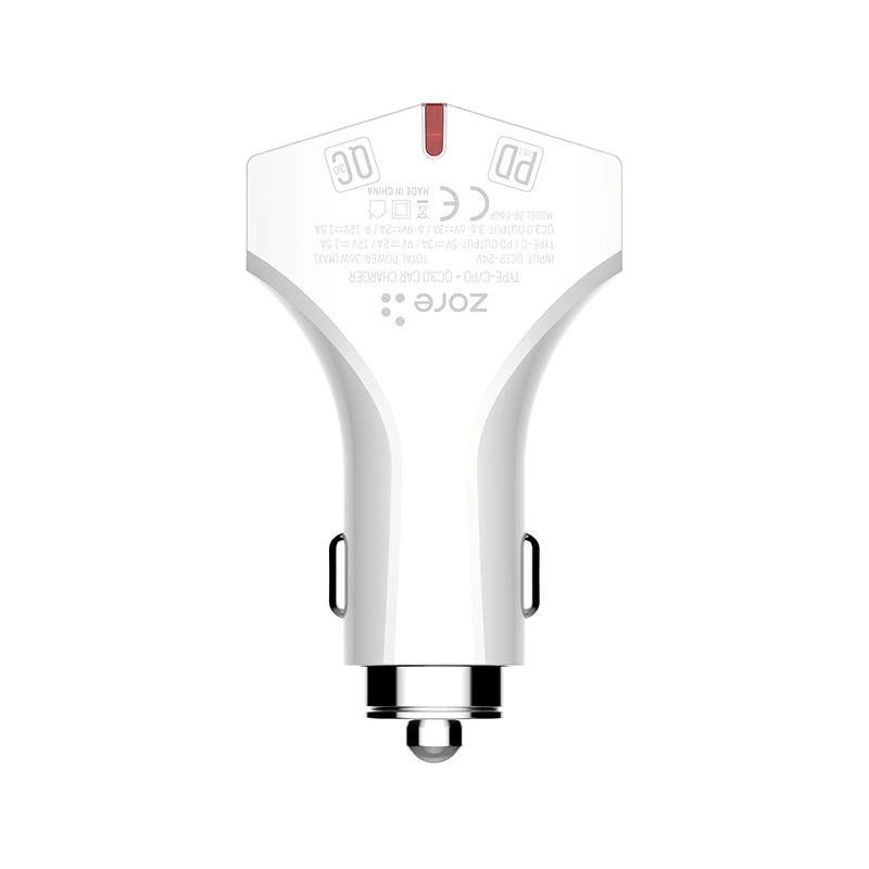 Zore ZR-C60P Type-C 2 in 1 Araç Şarj Seti