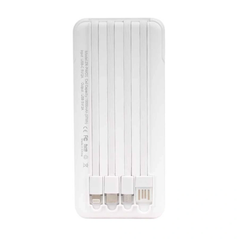 Zore ZR-PW01 Type-C - Micro - Lightning Led Göstergeli Taşınabilir Powerbank 10000 mAh