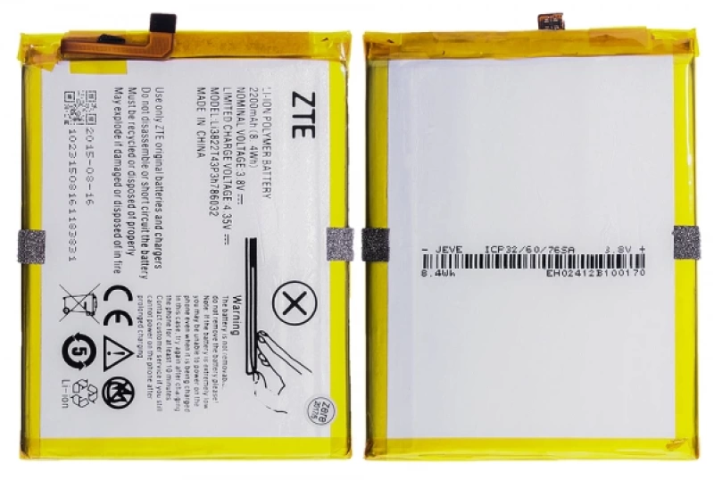 Zte Blade V6 D6 X7 Li3822t43p3h786032 Pil Batarya