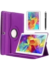 More TR Galaxy Tab 4 10.1 T530 Zore Dönebilen Standlı Kılıf